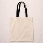 New York Canvas Tote Bag City Skyline Graphic Reusable Shopper NYC Black Photo 1