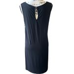 Banana Republic  Black and White Sheath‎ Tribal Geometric Print Dress Medium Photo 7