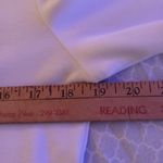 CHAPS  womens creme medium v-neck black collar knit top Photo 2