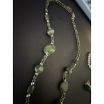 6 Piece Green Costume Jewelry Bundle, Necklaces, Earrings, Bracelets Photo 9