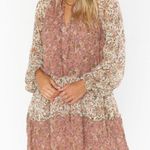 Show Me Your Mumu Birdie Mini Dress Bohemian Floral Print Mix Small Photo 4