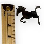 Vintage Sterling Silver Navajo Native American Horse Pony Brooch Signed Verj N. Photo 7