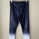 Zyia  Metallic Ombre Light N Tight Hi-Rise Leggings Black/White Sz 6-8 Photo 3