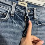 L'Agence  Adele High-Rise Cropped Stovepipe Jeans Fallbrook Wash Size 24‎ Photo 6