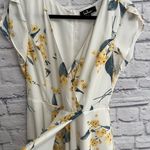 Lulus Lulu’s take a jaunt  chiffon French floral wrap dress sz L wedding guest! Photo 4