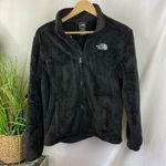 The North Face Black Fuzzy Zip Long Sleeve Athletic Sport Jacket M Photo 0