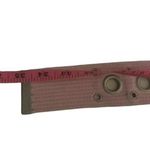 None Pink Canvas Belt with Silver Grommets Photo 3