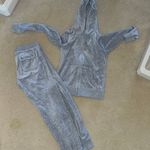 Juicy Couture  Gray Velour Tracksuit - LIKE NEW Photo 0