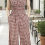 Max Studio  Smocked Jumpsuit Size Xs  Photo 0