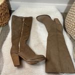 ALDO  Tan Brown Heeled Knee High Boots Photo 1