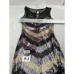As You Wish Womans As U Wish Pullover Bodycon Dress XS Multicolor Sequins Sleeveless Photo 4
