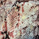 CASTING France faux silk python print pants Pink Size 2 Photo 6