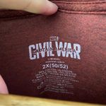 Marvel  Civil War Captain America Graphic Tee Unisex 2x Photo 2