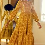 Christy Dawn  Tallulah Midi Cottagecore Dress Size XS Goldenrod Photo 10