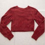 Urban Outfitters Red Cropped Sweater Photo 0