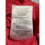 Deletta  Peplum Top Ruffle Hem Long Sleeve V-Neck Blouse Coral‎ Pink XSP Photo 4