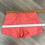 Basix of America  Linen‎ Blend Chino Shorts Coral Small Photo 7