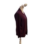 LL Bean Supima Cotton Cardigan and Tank Top Set Deep Purple Womens Medium Small Photo 2