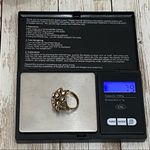 Vintage Unsigned Cocktail Ring 6 Photo 9