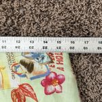 DANDY by‎ RANDI Skirt M. Green Tropical Floral Holiday Linen Mini Skirt Photo 3