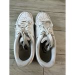 Nike  Sneakers Women's 8 Triple White Court Vision Low Leather Casual Sporty Photo 2