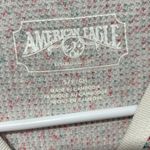 American Eagle  Multicolor Floral Waffle Knit Long Sleeve Thermal Size Small Photo 1