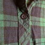 Faded Glory  Green And Blue Long Sleeve Cotton Flannel Like Shirt Photo 2
