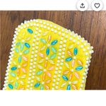 Source Unknown Vintage 1970s Yellow Floral Beaded Sunglass Case Photo 9