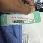 Market & Spruce NWT -  Women’s Jacquard Cotton Blend Tie Back knit top - Sz Large Photo 4