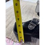 MIA vintage Womens Black Leather Monk Strap Brogue Wingtip Buckle Shoes Size 8B Photo 4