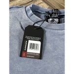 Alphalete  Women's Terry Oversized Crop Pullover - Celestial Blue , Size Large Photo 7