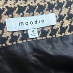 Moodie Houndstooth Mini Skirt Tan Photo 5