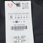 ZARA NEW  Lace Peplum Twofer Bustier in Black Size Small Photo 6