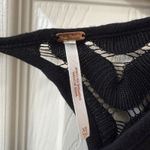 Free People  Womens XS Black Lace Long Sleeve Party Cocktail Mini Dress Photo 2