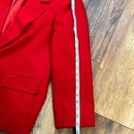 Pendleton Vintage Wool Blazer Red USA Made 16 Petite 1990s 1980s Photo 7