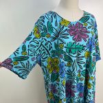 Fresh Produce  Mika Printed Cotton Dress Blue Plus Size Aline Photo 1