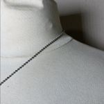 Purple Iridescent Galaxy Pendant Silver Tone Necklace Photo 2