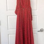 Alice + Olivia  Kelissa Halter Pleat Maxi Dress Leopard Photo 6