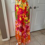 Anthropologie Farm Rio Floral Silky Satin Midi Skirt Photo 10