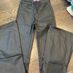 Edikted  Leather Flare Pants Photo 1