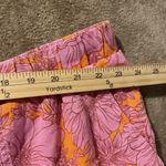 Universal Threads Universal Thread Shorts Womens 3x Plus Linen Pink Orange Floral Hawaiian High Ri Photo 5
