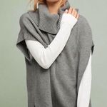 Anthropologie Moth Gray Oversize Sleeveless Sweater XS Photo 0