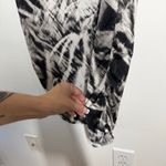 Guess Dress Women M White Black Tie Dye Y2K Bodycon Cap Sleeve Bratz Ruched Club Photo 4