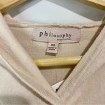 Philosophy Women’s Casual Hooded Pullover Light Pink Size XS NWT Photo 5