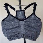 Kindred Bravely Nursing Sports Bra Grey Black Size L Busty‎ Size L Photo 2