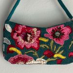 🌸✨ Viral Beaded Floral Shoulder Bag Green Photo 7