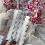 Floral Teddy Lingerie White Photo 6