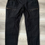 Wearables PM Black Cargo Pants Acker Slim Pant Zipper Pockets High Waist Size undefined Photo 0