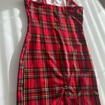 Red and Black Mini Pencil Dress for Casual Occasions Photo 1