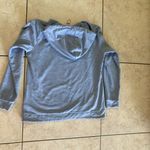 Michael Kors Blue Hoodie Women’s S – Asymmetrical Hem Pullover Photo 8